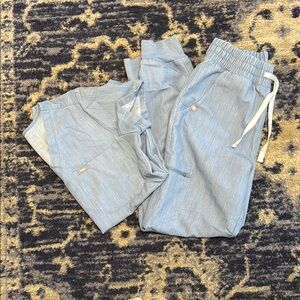 Light Blue Graphite Scrub Set XS